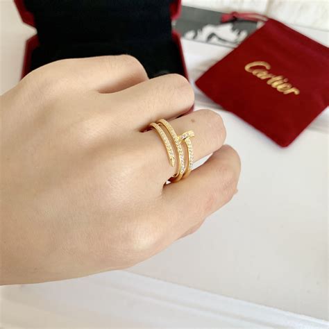 cartier nail ring fake|cartier juste un clou small ring.